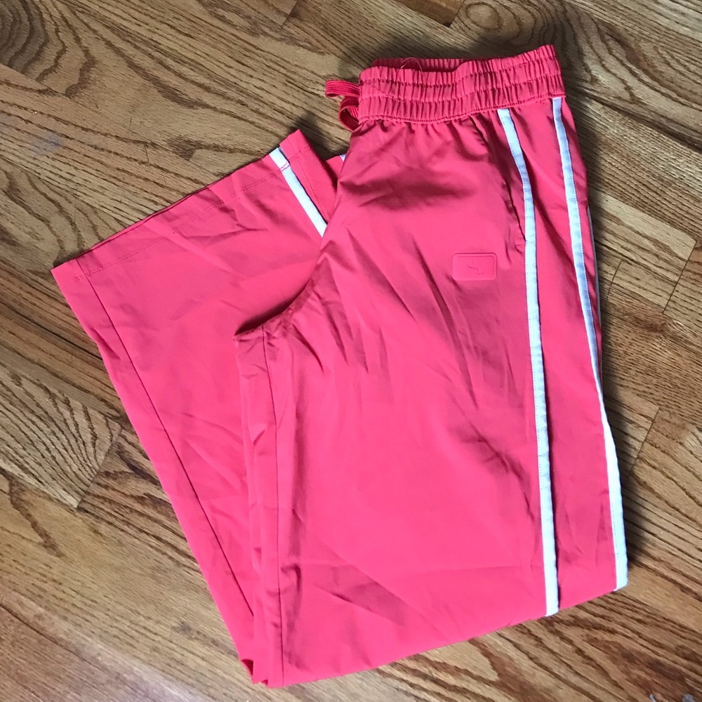 JoyLab Red Pants with White Stripe
